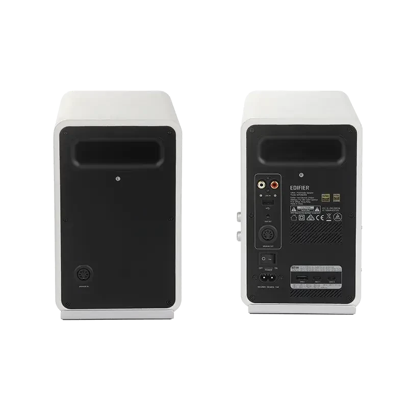 Edifier Monitor ativo de secretária com carregador GaN | QR65 | 70 W | Bluetooth | Branco | Ligação sem fios