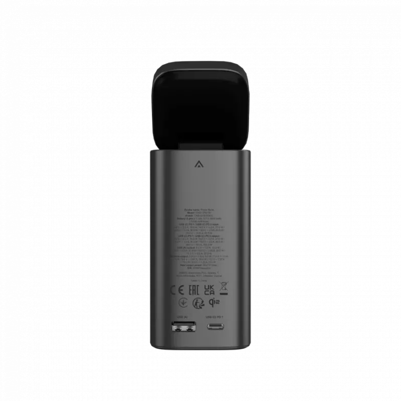 Powerbank magnética Qi2 CANYON OnPower 150 15000mAh alumínio cinzento-escuro
