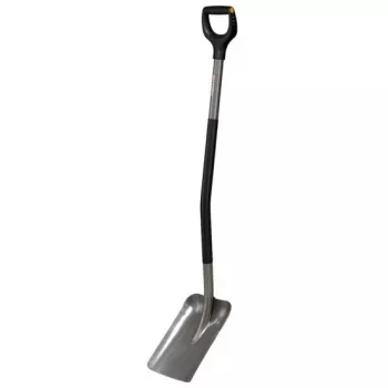 Pá Fiskars Ergonomic FS.S. 1025376 cinzento — pá de jardim ergonómica, Fiskars 1070058