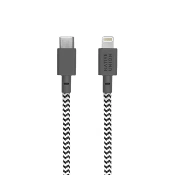 Cabo Lightning native union NCABLE-KV-CL-ZEB 3 m Lightning para USB-A preto branco 140 g