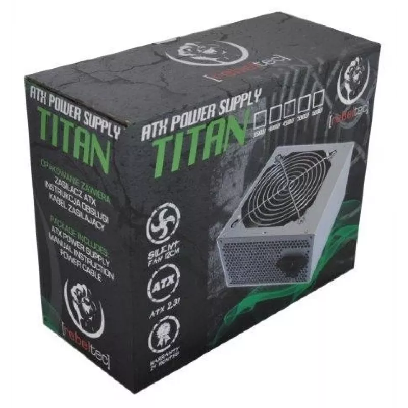 Fonte de alimentação ATX v2.31 TITAN 500W
