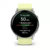 Garmin Venu 4 45 mm 010-03014-02 smartwatch, prateado com bracelete de silicone cor de limão