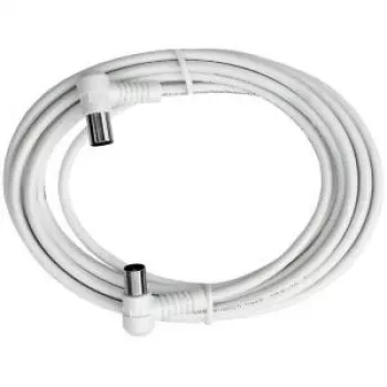 Cabo coaxial Axing BAK 153-00 branco