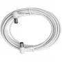 Cabo coaxial Axing BAK 153-00 branco