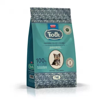 FOLK raças pequenas tradicional panela masúria de caça com beterraba e arandos - comida seca para cães - 7kg