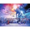 Puzzle TMTOYS Ravensburger Star Wars Episode I–VI Saga, 2000 peças, 980 mm largura