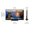 Televisor Toshiba 65UV3463DG 65 polegadas 4K Ultra HD DLED 3840 x 2160