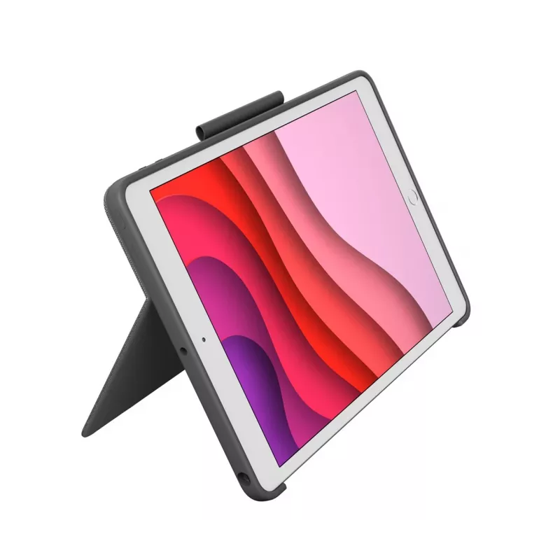 Capa de teclado Logitech Combo Touch para iPad 7.ª, 8.ª, 9.ª geração