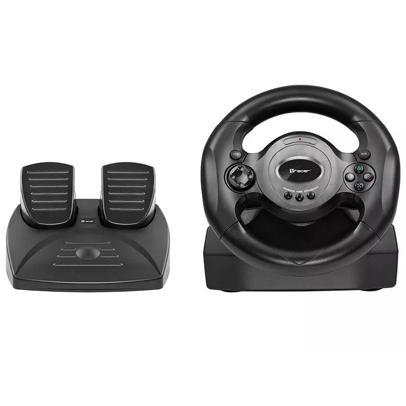 Tracer Rayder 4 em 1 preto volante PC, PlayStation 4, PlayStation 3, Xbox One