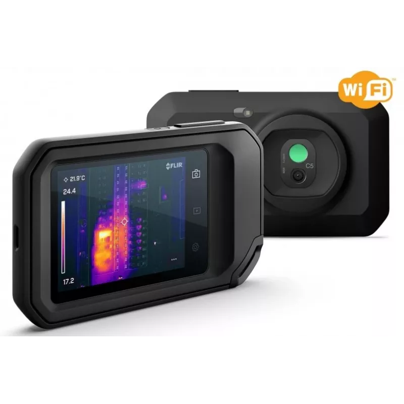 Câmara térmica FLIR C-5 preta ecrã incorporado 160 x 120 píxeis