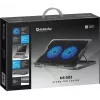 Base de arrefecimento para portátil DEFENDER NS-503 para portáteis até 43,2 cm (17 polegadas), 2 ventoinhas, alimentação USB, preta