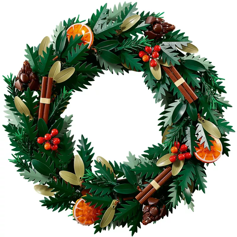LEGO 10340 Icons Coroa de Natal brinquedo de construção