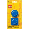 Conjunto de ímanes Room Copenhagen LEGO azul 40101731 — ímanes decorativos compatíveis com LEGO