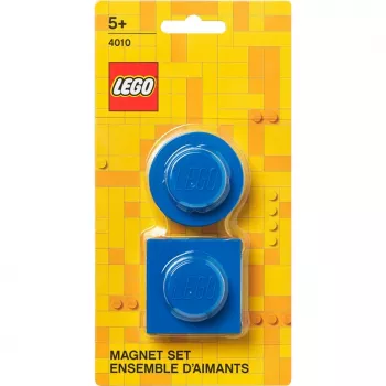 Conjunto de ímanes Room Copenhagen LEGO azul 40101731 — ímanes decorativos compatíveis com LEGO