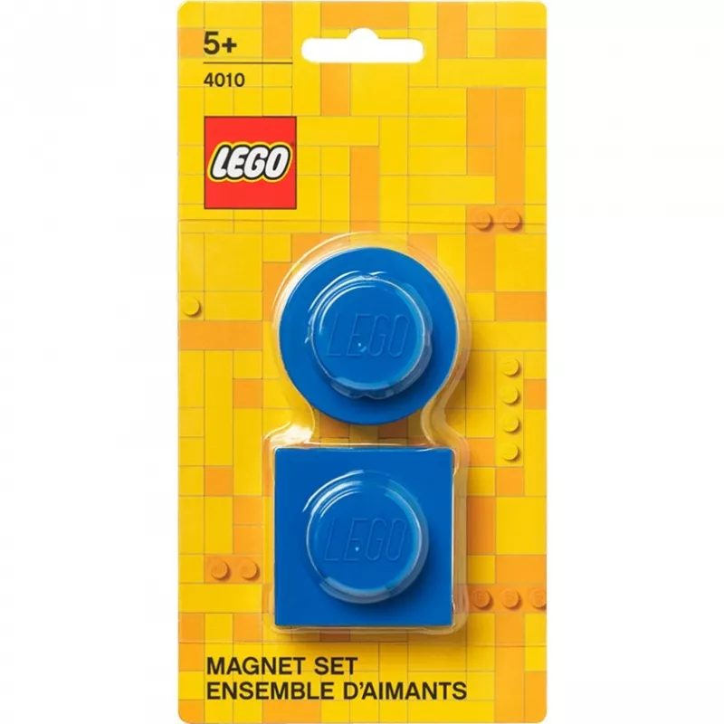Conjunto de ímanes Room Copenhagen LEGO azul 40101731 — ímanes decorativos compatíveis com LEGO