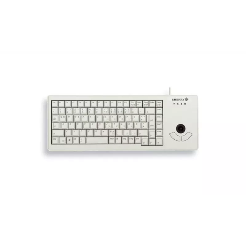 Teclado universal com trackball CHERRY XS USB QWERTZ alemão cinzento