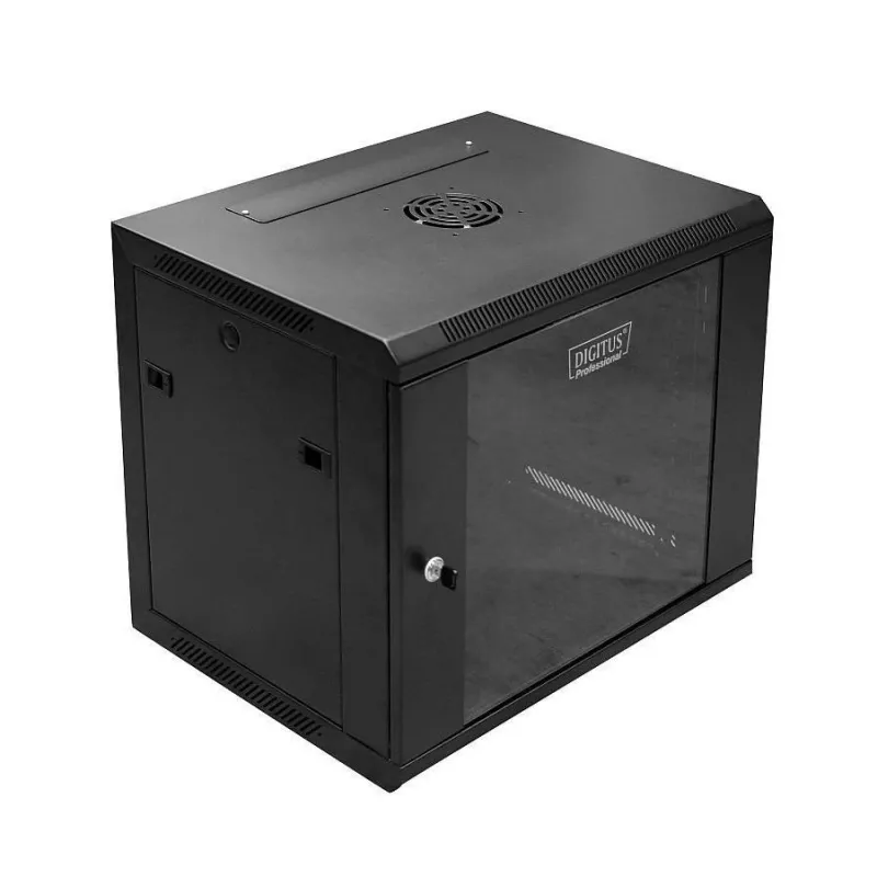 Rack de montagem na parede Digitus DN-W19 09U/450/B