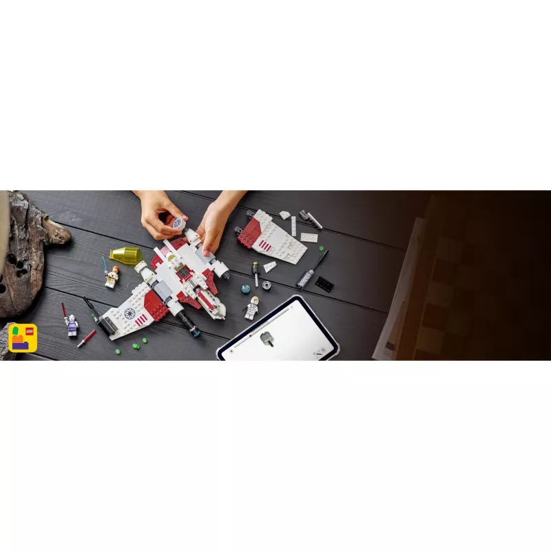 LEGO Star Wars V-19 Torrent Fighter 75432 conjunto de construção — 567 peças, 3 minifiguras, modelo de exposição e de brincar