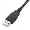 Auscultadores MEDIA-TECH MT3573 com fios binaurais dobráveis com microfone de arco, cabo de 1,9 m, USB, preto