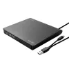 SAVIO AK-59 Gravador externo fino de CD/DVD R/RW - USB-C/USB-A, preto
