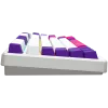 LORGAR KBP7075W, Teclado de gaming mecânico sem fios 75% Pro, branco, layout EN