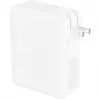 Carregador de parede 140W 4 portas (3xC 1xA) ficha UK, EU, US branco