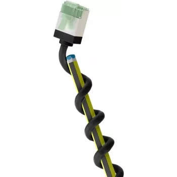 Goobay Cabo patch ultraflexível CAT 8.1 fino U/FTP preto - ficha extra curta 99,9% (74351)