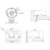 Suporte para acessórios de câmaras de segurança Hikvision Digital Technology DS-1272ZJ-110