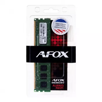 Memória de secretária AFOX DDR3 8GB 1866MHz 240-Pin DIMM Unbuffered, CAS9, 1,5V