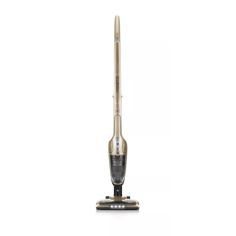 Aspirador vertical ETA ETA745390000 2-em-1 (a seco), ciclónico, 0,55 L, iões de lítio, dourado