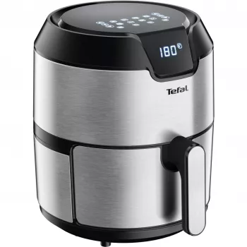 Fritadeira de ar quente Tefal Easy Fry EY401D Single 4,2 L Autónoma 1500 W preto, aço inoxidável