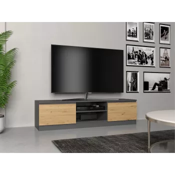 Móvel de TV Topeshop RTV 140 ANTR/ARTIS com 2 prateleiras