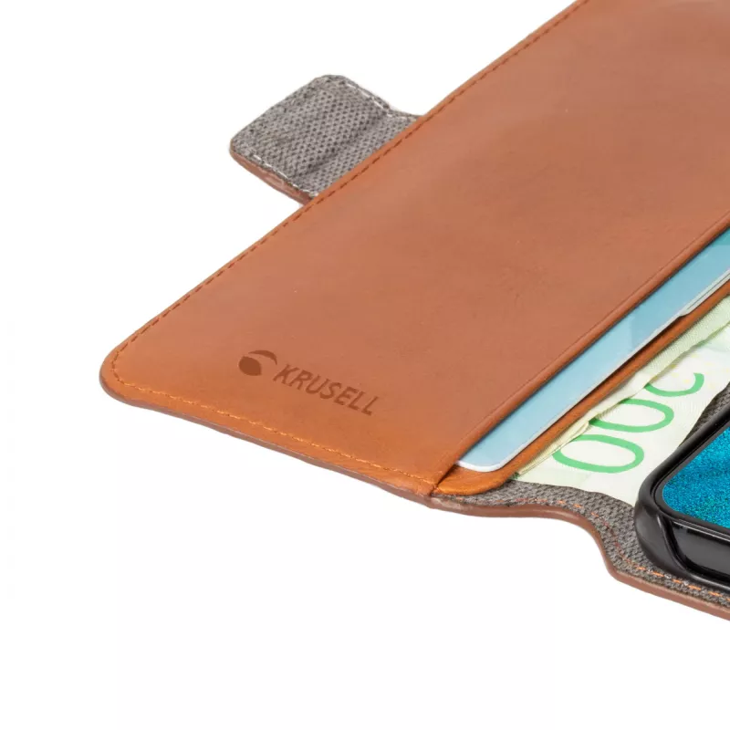 Capa tipo carteira Krusell Galaxy S22+ 16,8 cm Castanho