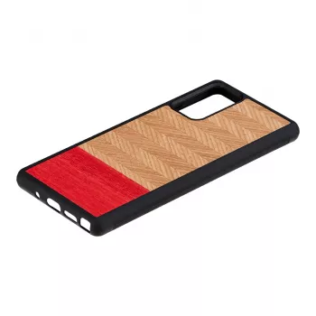 Capa para telemóvel man and wood Galaxy Note 20 Herringbone Azalea preto