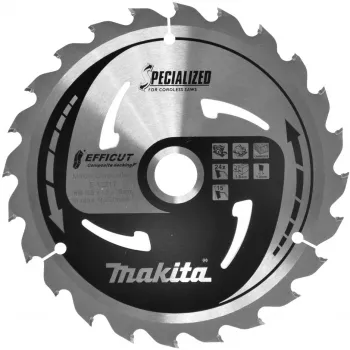 Lâmina de serra circular Efficut Makita E-12217, 165 mm, 24 dentes
