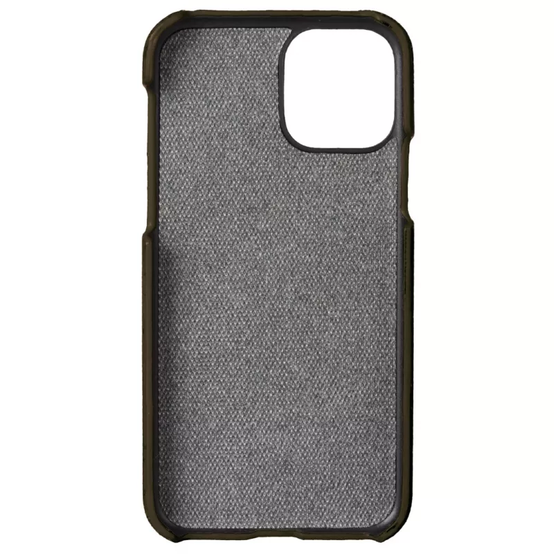 Capa Krusell Birka para Apple iPhone 11 Pro Max, capa castanho-escura estilo pele