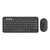 Logitech Pebble 2 Combo for Mac Teclado e rato sem fios QWERTZ alemão grafite