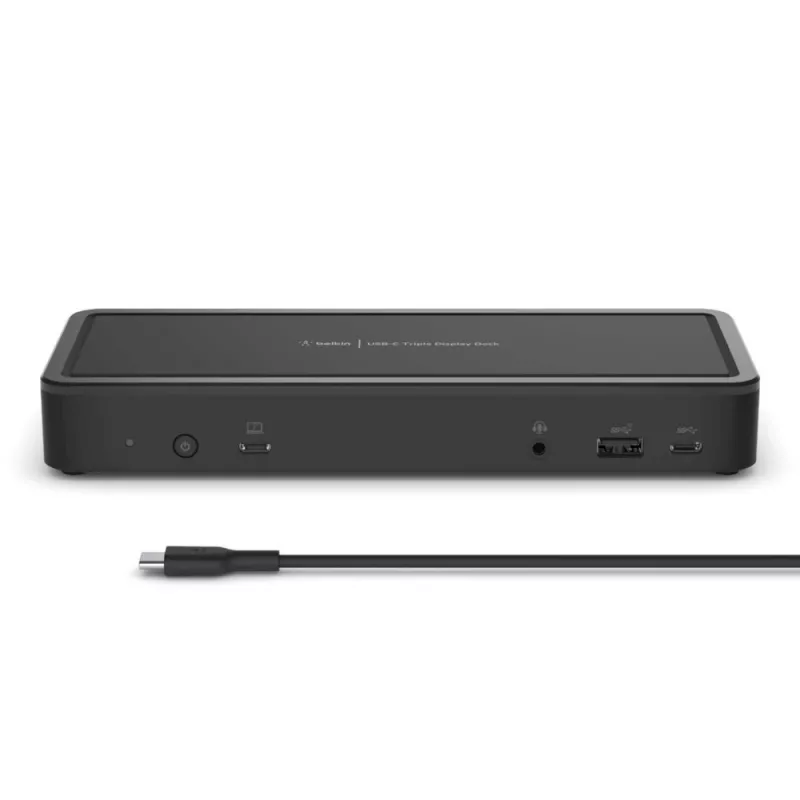 Belkin INC003VFBK Docking station/replicador de portas para portátil Docking USB 3.2 Gen 2 (3.1 Gen 2) Type-C preto