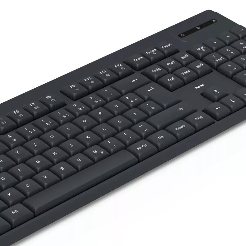 Conjunto de teclado e rato WKM-100 preto