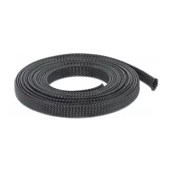 Bainha de cabo entrançada DeLOCK 18902 10 m x 12 mm preta