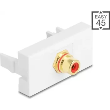 Módulo de conector fêmea RCA (Cinch) DELOCK 90860 banhado a ouro externo