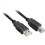 Cabo USB Sharkoon USB 2.0 5 m USB A USB B preto