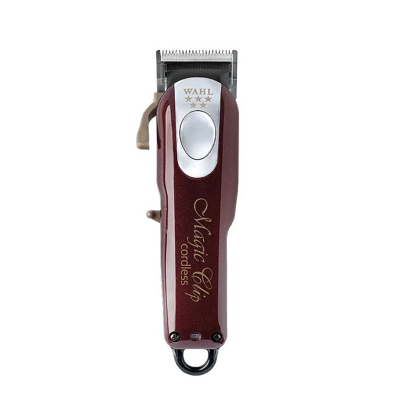 Máquina de cortar cabelo Wahl Cordless Magic Clip Burgundy 0,8–2,5 mm