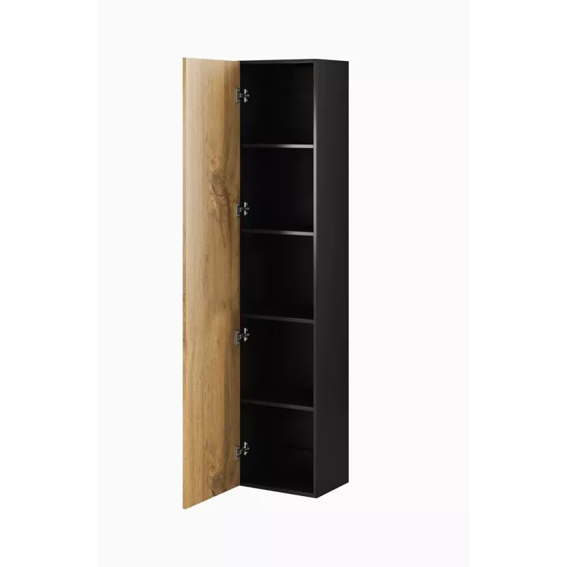 Conjunto de armários de sala Cama VIGO 3 preto/carvalho wotan