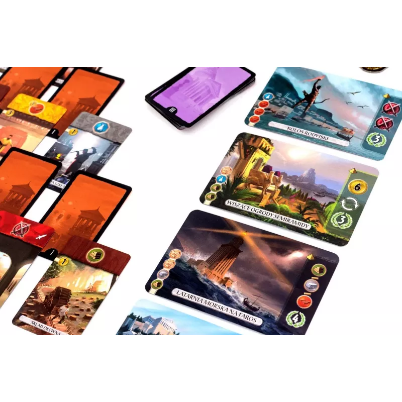 jogo de tabuleiro 7 WONDERS OF THE WORLD – DUEL (VERSÃO POLACA)