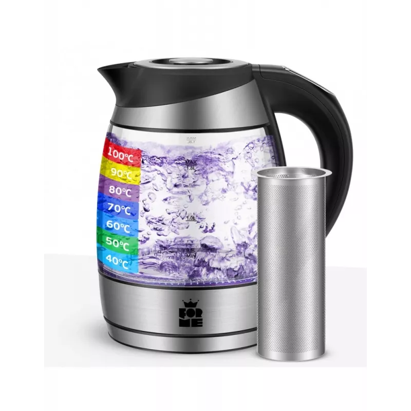 Chaleira elétrica Forme FKG-448 1,7 l 2200 W preto