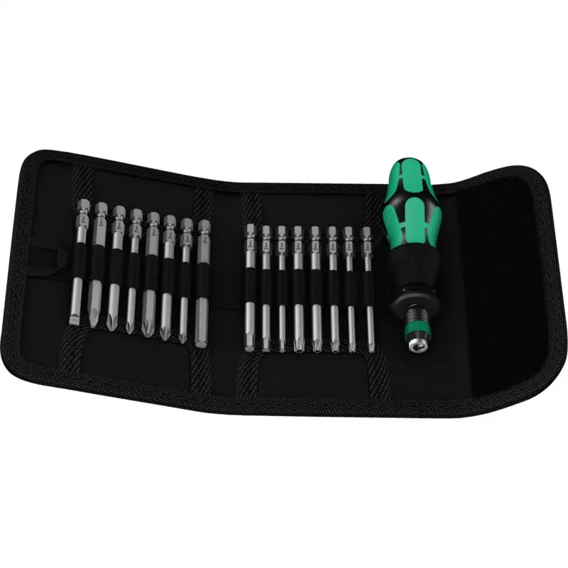 Wera Kraftform Kompakt 20 - Chave de fendas com conjunto de bits - em bolsa (05051016001)