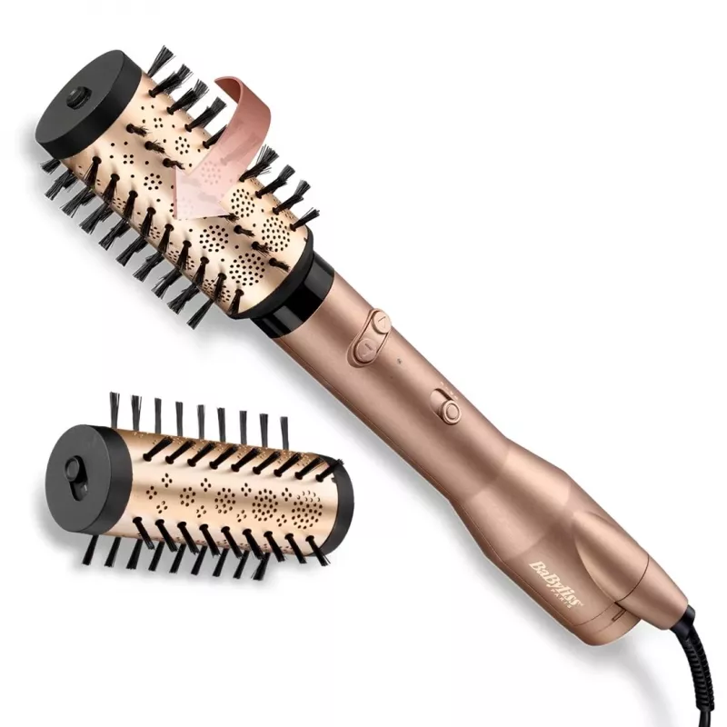 Secador de cabelo e ferro de caracóis Babyliss AS952E, dourado