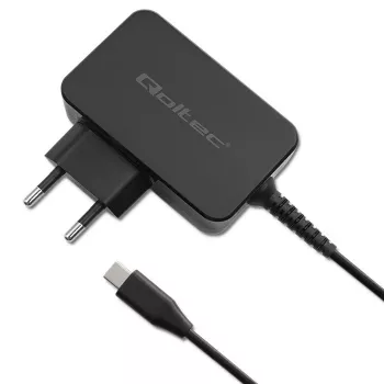 Fonte de alimentação QOLTEC 52384 GaN 30W saída 5–20V carregador USB