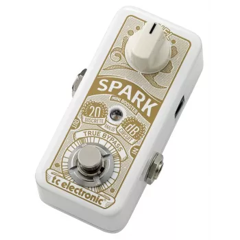 TC Electronic Spark Mini pedal de efeitos branco